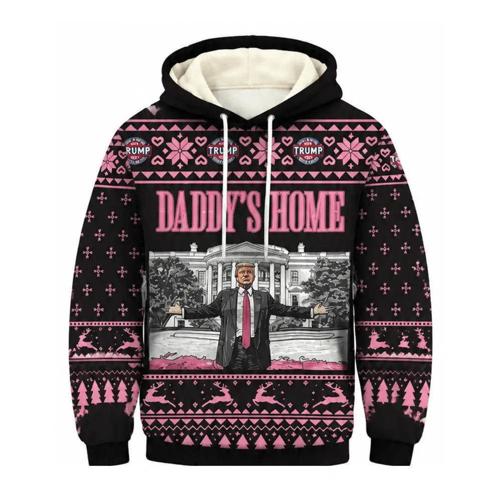 Daddy's Home Ugly Pullover Hoodie & Sweatpant Set - THREADPARTY